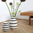 Kähler - Omaggio - Large Hand-Painted Ceramic Vase - Black: 12.2 Inches