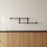 NIVO Shelf Large H - black ash / black
