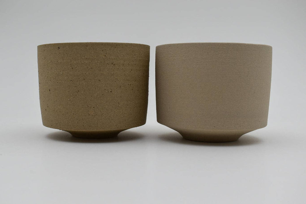 LA PAUSE Coffee & Tea Cup Handmade Stoneware Ceramic Mug: Taupe