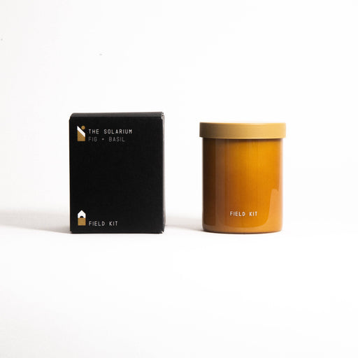 The Solarium - Fig + Basil - 8oz Glass Candle