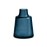 Holmegaard - Flora - Mouth-Blown Glass Vase - Dark Blue: 9.4" Tall