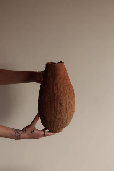12" Gathered Earth Vessel