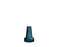 Holmegaard - Flora - Mouth-Blown Glass Vase - Dark Blue: 9.4" Tall