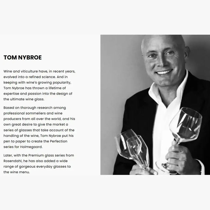 Holmegaard - Notes - Burgundy Glasses - 31.8 oz - Set of 2