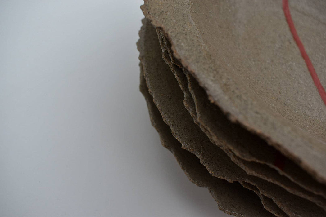 BORDER Serving & Dinner Plate Handmade Ceramic Pottery