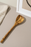 Natural Olive Wood Pointed Spoon: Small