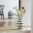 Kähler - Omaggio - Large Hand-Painted Ceramic Vase - Black: 12.2 Inches