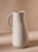 Handmade Stoneware Jug & Vase For Flowers  | Dadasi 50 oz: Matte White