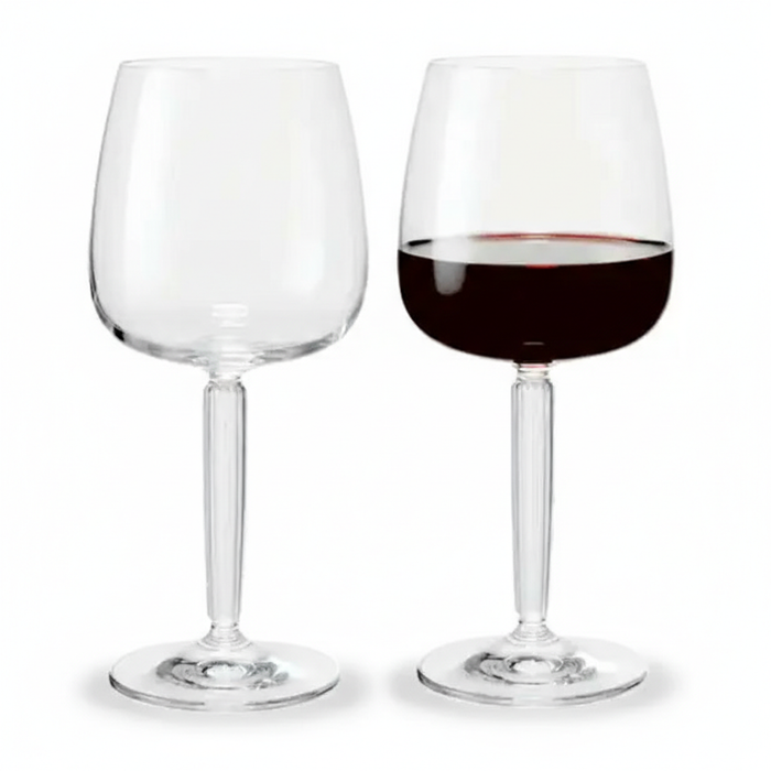 Kähler - Hammershøi - Red Wine Glasses - 16.6 oz - Set of 2: Clear