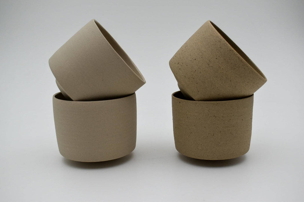 LA PAUSE Coffee & Tea Cup Handmade Stoneware Ceramic Mug: Taupe