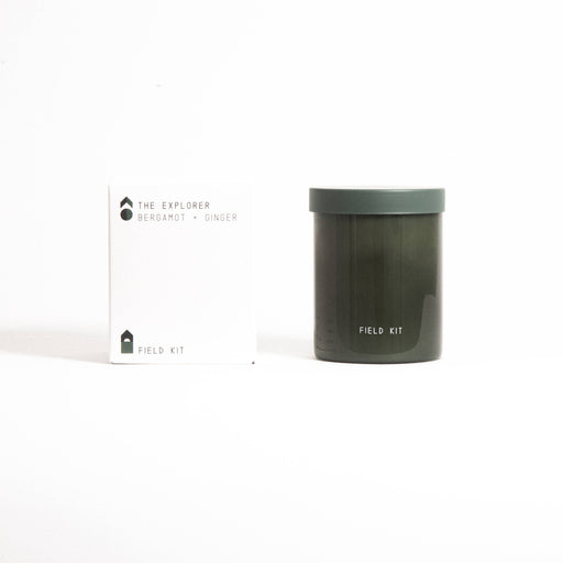The Explorer - Bergamot + Ginger - 8oz Glass Candle