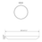 Handmade Stoneware Flat Dinner Plate | Edan 11.2": Matte White