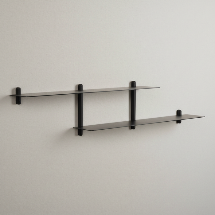 NIVO Shelf Large H - black ash / black