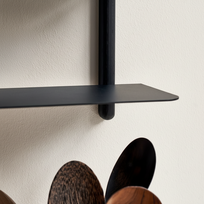 NIVO Shelf Large D - black ash/ black