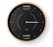 Black wooden tide clock: Black / Anglais