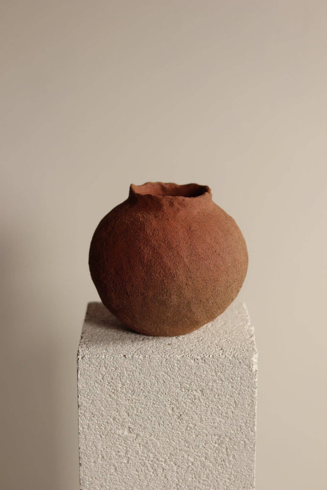 6" Gathered Earth Vessel