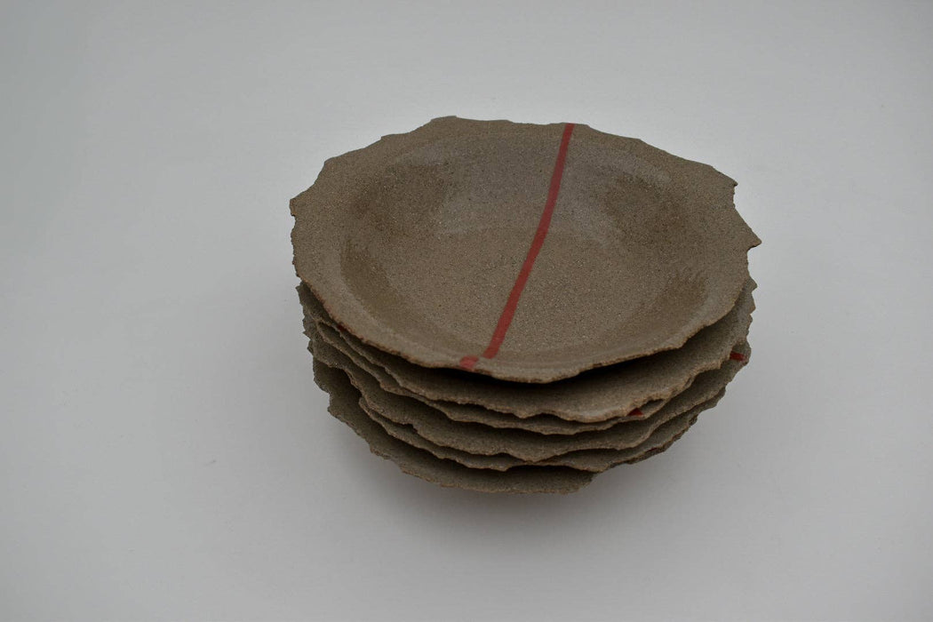 BORDER Serving & Dinner Plate Handmade Ceramic Pottery