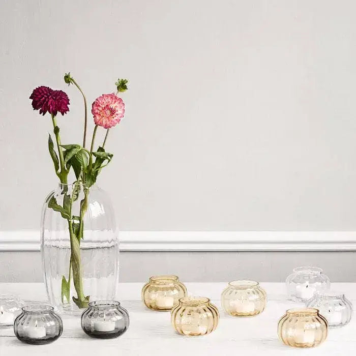 Holmegaard - Primula - 10" Large Round Glass Vase - Clear