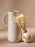 Handmade Stoneware Jug & Vase For Flowers  | Dadasi 50 oz: Matte White