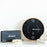 Black wooden tide clock: Black / Anglais