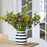 Kähler - Omaggio - Large Hand-Painted Ceramic Vase - Black: 12.2 Inches