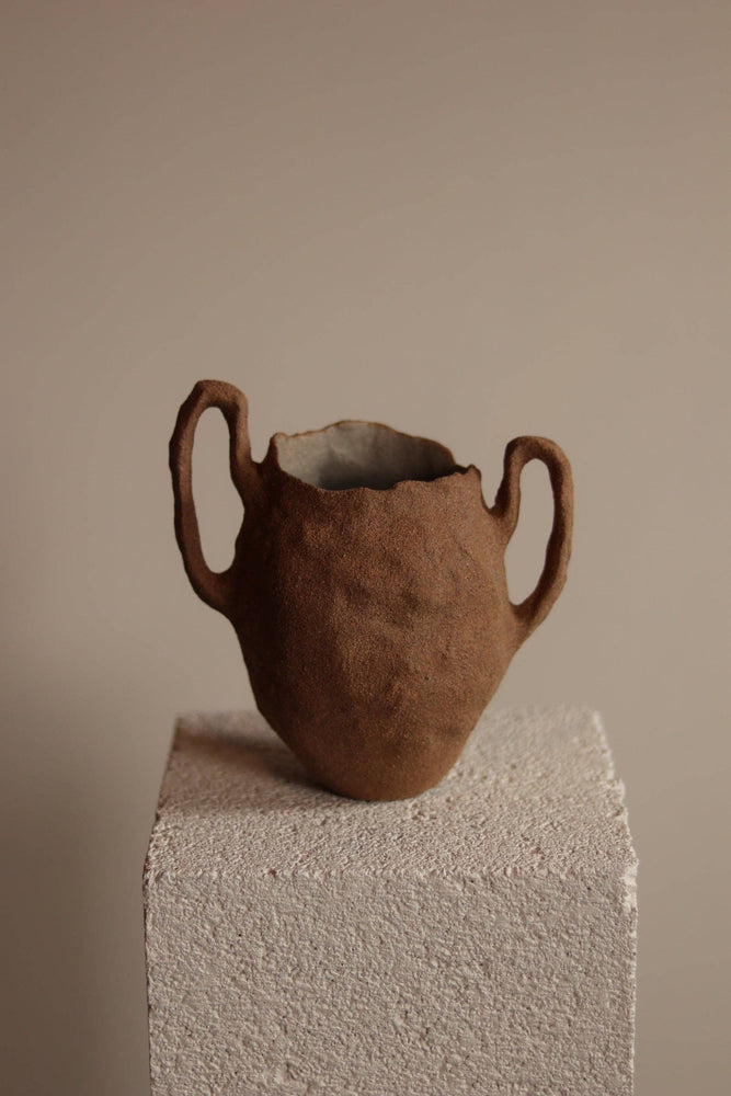 6.5" Gathered Earth Vessel