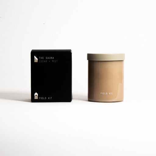 The Sauna - Cedar + Mist - 8oz Glass Candle