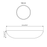 Handmade Stoneware Pasta Plate | Youlha 9.4": Matte Black/Shiny White
