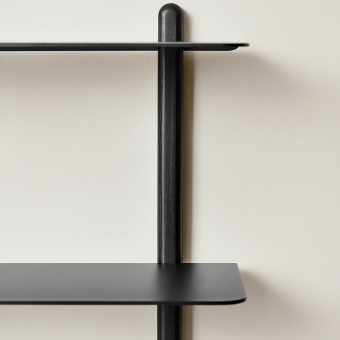 NIVO Shelf Large E - black ash/black