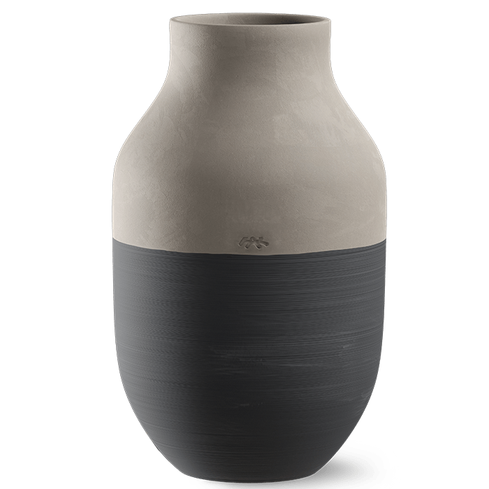 Kähler - Omaggio Circulare - Large Recycled Ceramic Vase: 12.2"