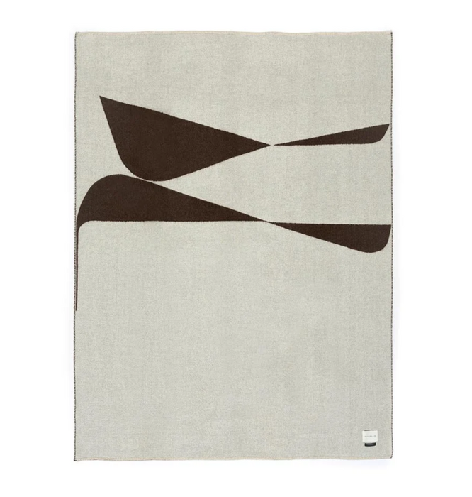 Berlin Reversible Baby Alpaca Throw - Blacksaw
