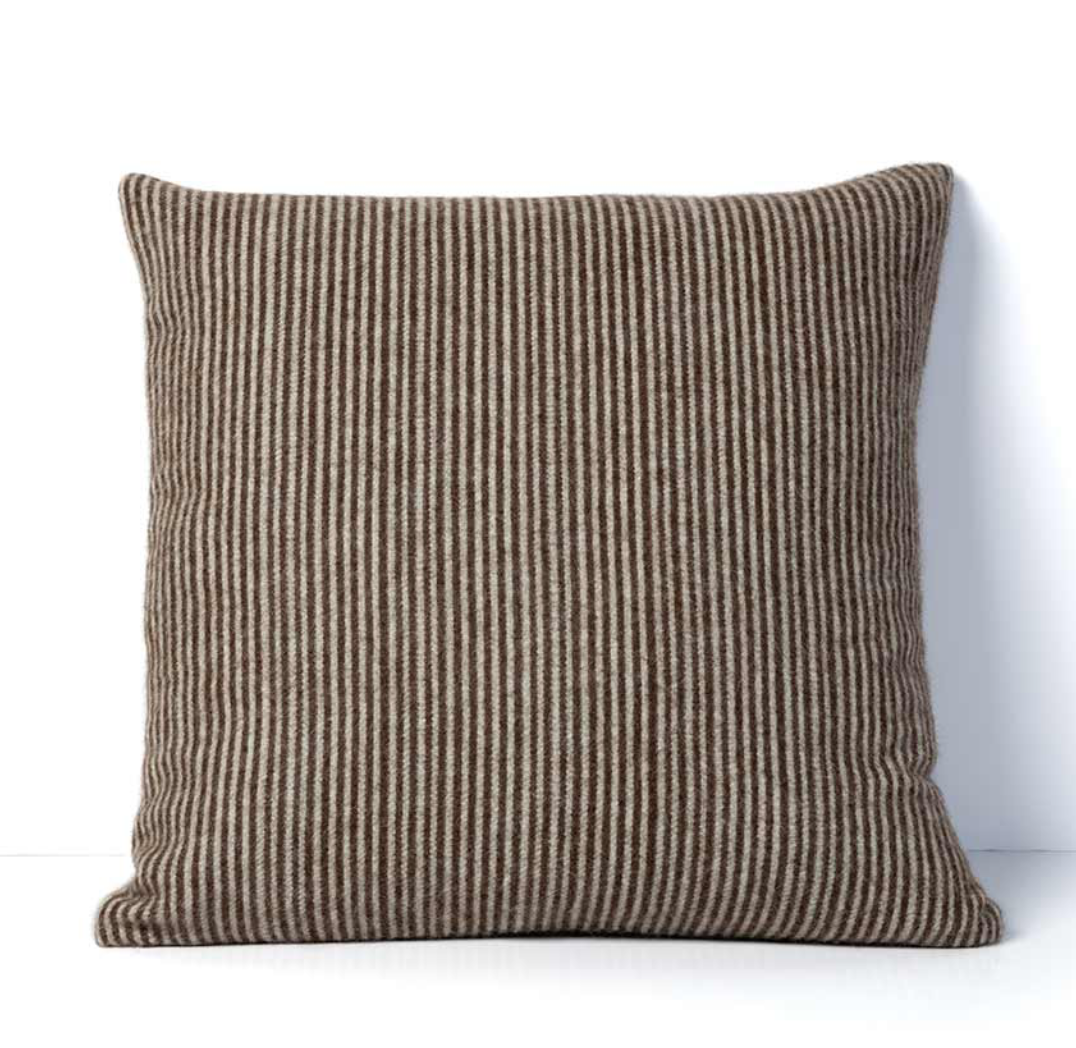 Cortez Baby Alpaca Throw Pillow - Blacksaw