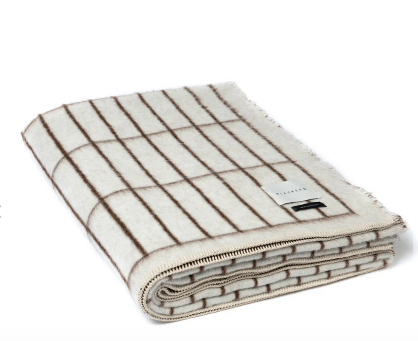 Aalto Heirloom Alpaca Blanket - Blacksaw