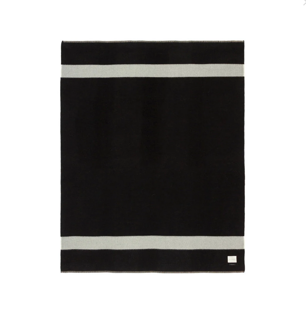 Mason Reversible Baby Alpaca Blanket - Blacksaw