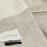 Mason Baby Alpaca Throw Light Heather/Ivory Stripe  - Blacksaw