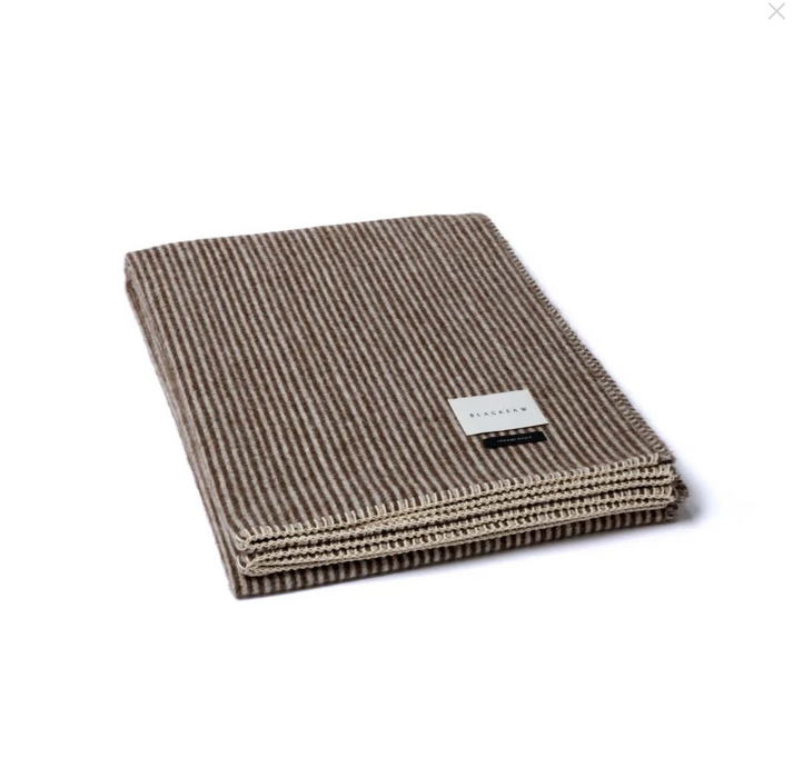 Cortez Reversible Baby Alpaca Throw - Blacksaw