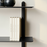 NIVO Shelf Large D - black ash/ black