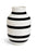 Kähler - Omaggio - Large Hand-Painted Ceramic Vase - Black: 12.2 Inches