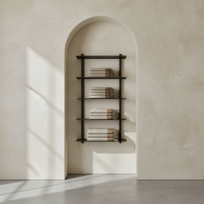 NIVO Shelf Large E - black ash/black