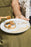 Handmade Stoneware Flat Dinner Plate | Edan 11.2": Matte White