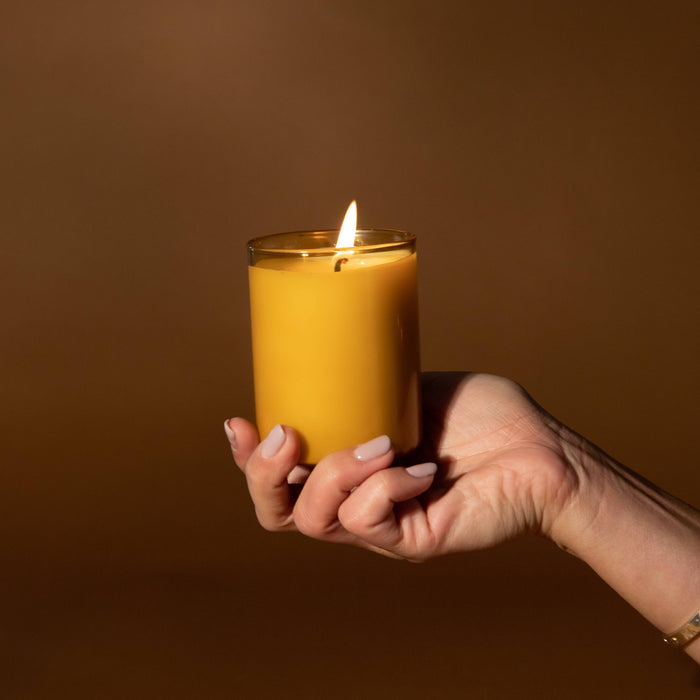 The Solarium - Fig + Basil - 8oz Glass Candle