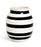Kähler - Omaggio - Large Hand-Painted Ceramic Vase - Black: 12.2 Inches