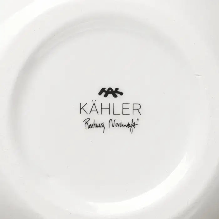 Kähler - Omaggio - Large Hand-Painted Ceramic Vase - Black: 12.2 Inches
