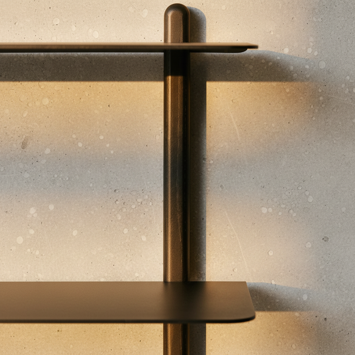 NIVO Shelf Large D - black ash/ black