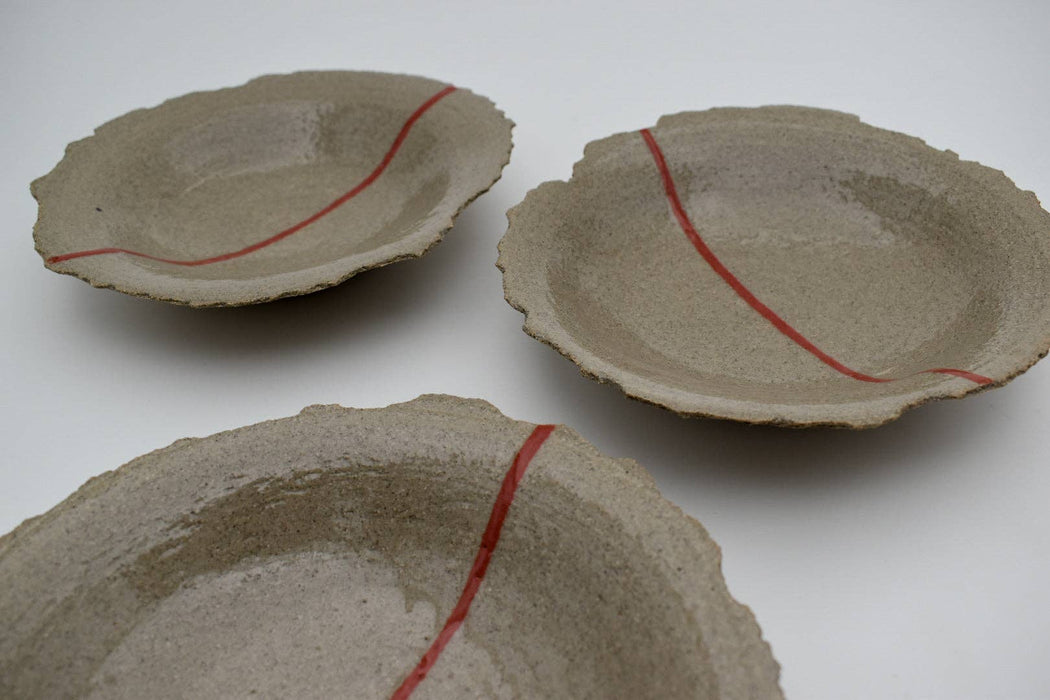 BORDER Serving & Dinner Plate Handmade Ceramic Pottery