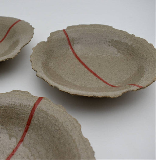 BORDER Serving & Dinner Plate Handmade Ceramic Pottery